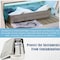A2Z Scilab Stainless Steel Medical Instrument Box Organizer Storage Tray w/ Lid - 7Lx3Wx1.25H A2Z-ZR-BOX7315 - alternate 3